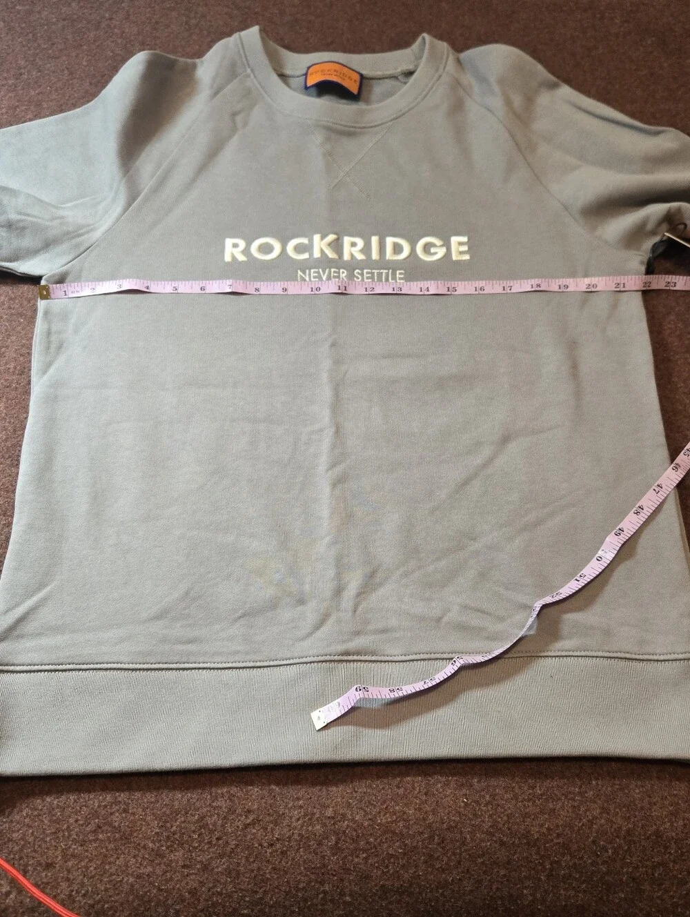 New! Rockridge Crew Neck Sweatshirt Cotton Size Large Bay Area Berkeley Oakland